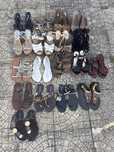 Lote sandalias novas pele