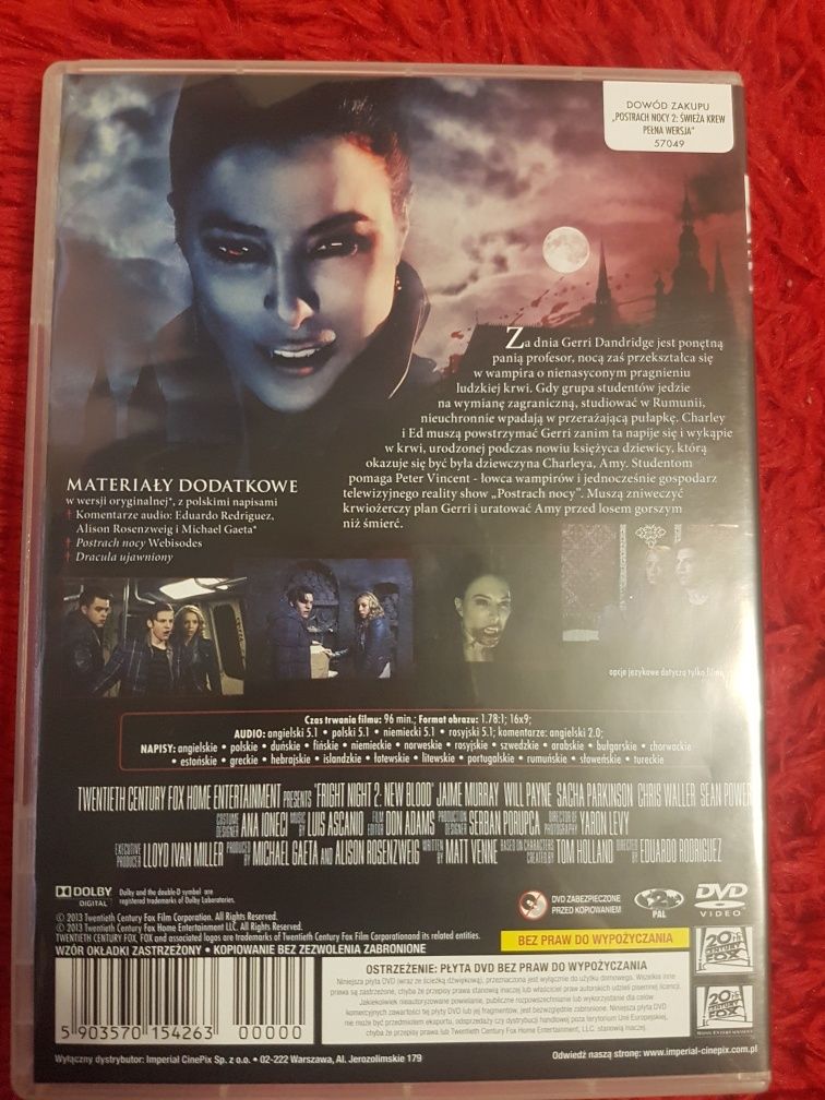Postrach Nocy -dvd