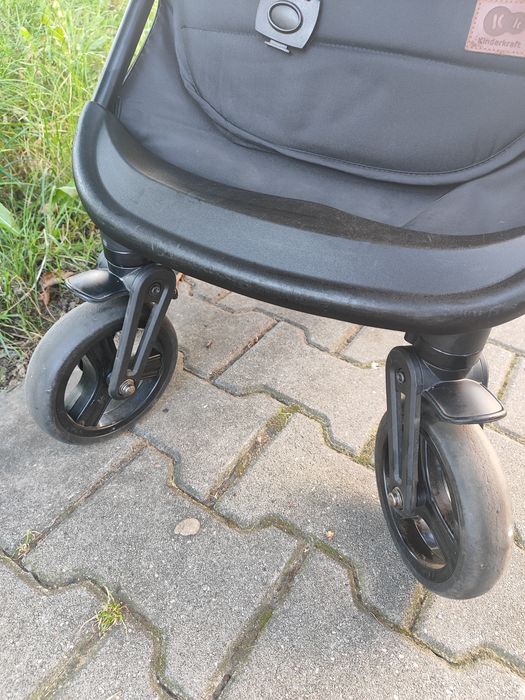 09.2024 Wózek spacerowy Kinderkraft Grande Plus duża budka spacerówka