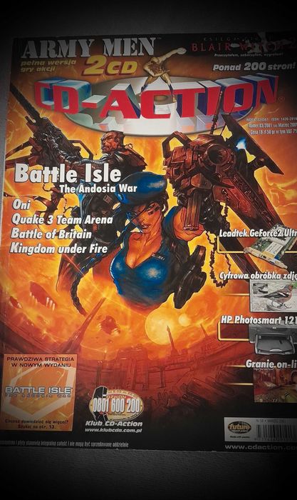 magazyn CD-Action wydanie marzec 2001  rzadki