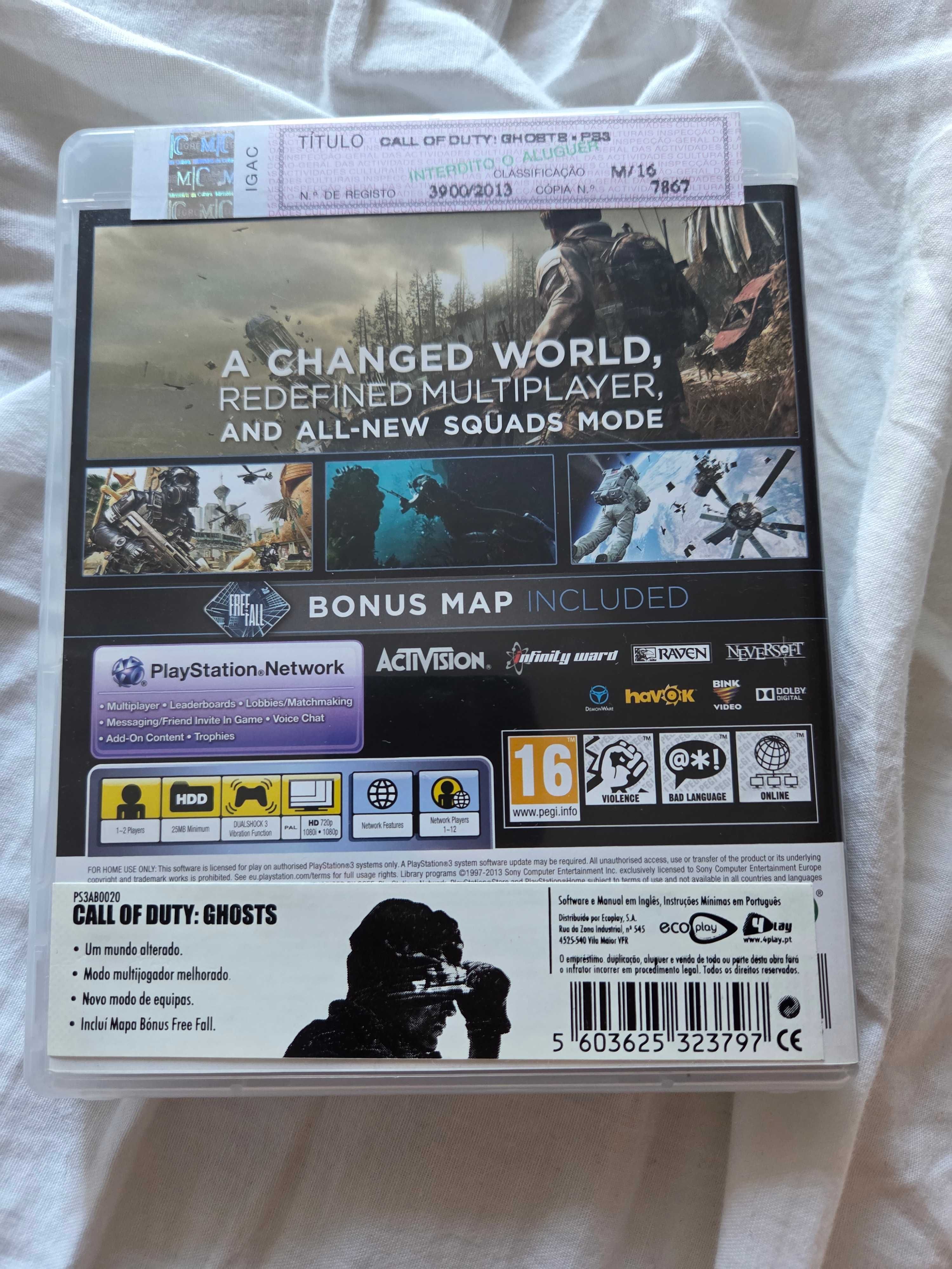 Call Of Duty Ghosts PS3