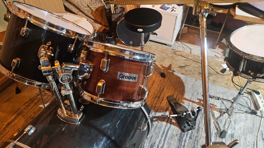 Zestaw perkusyjny Pearl FORUM + ciche talerze w zestawie