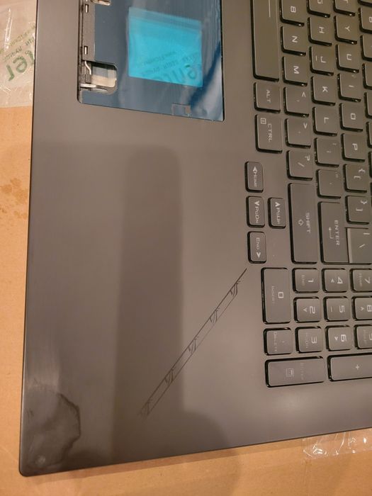 Орігинал топкейс, клавіатура Asus ROG Strix Scar 17 G733PY, G733PYV