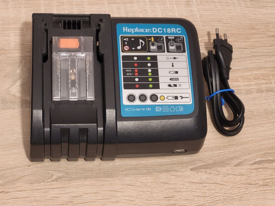 Ładowarka Makita 18V 14,4V LTX LXT Replace DC18RC młot wkrętarka Gisam