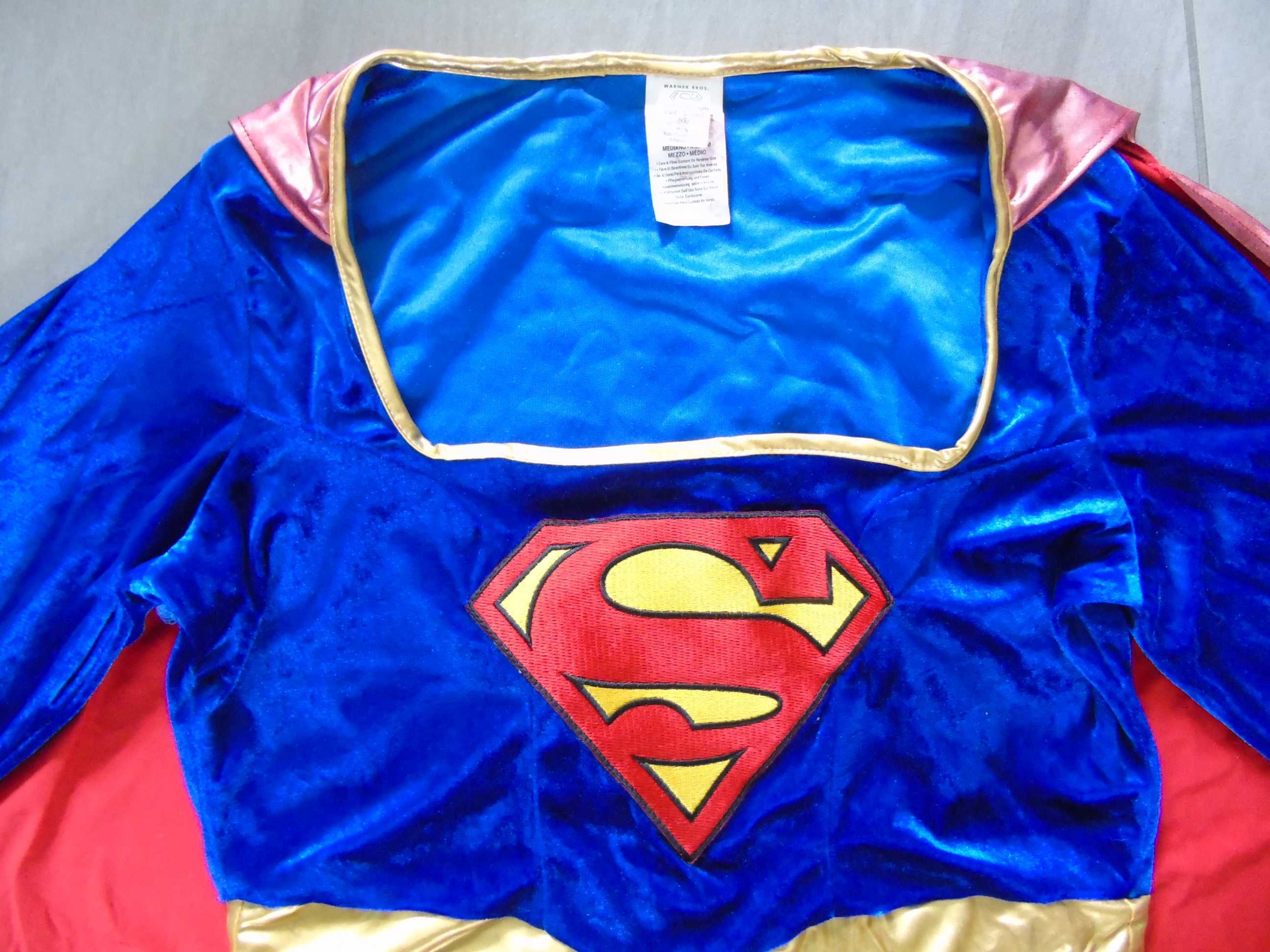 strój karnawałowy Superman-ka  M/L