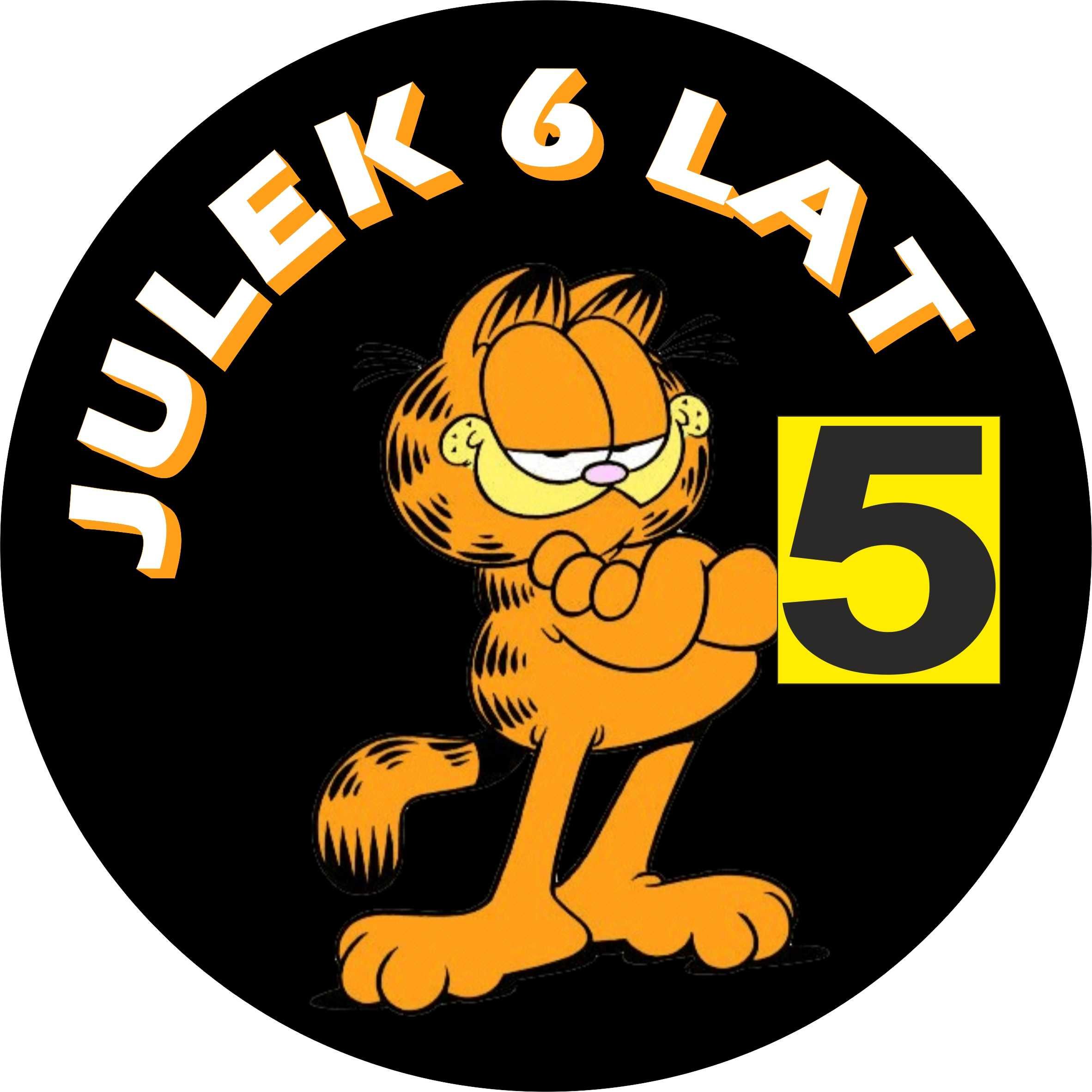 Pan Opłatek na tort - GARFIELD KOT