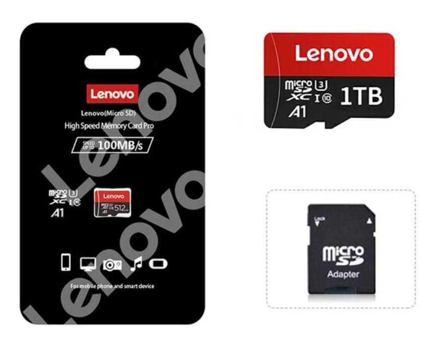 Karta pamięci Lenovo microSDXC 1TB U3 A1 Class 10 NOWA PL 24h