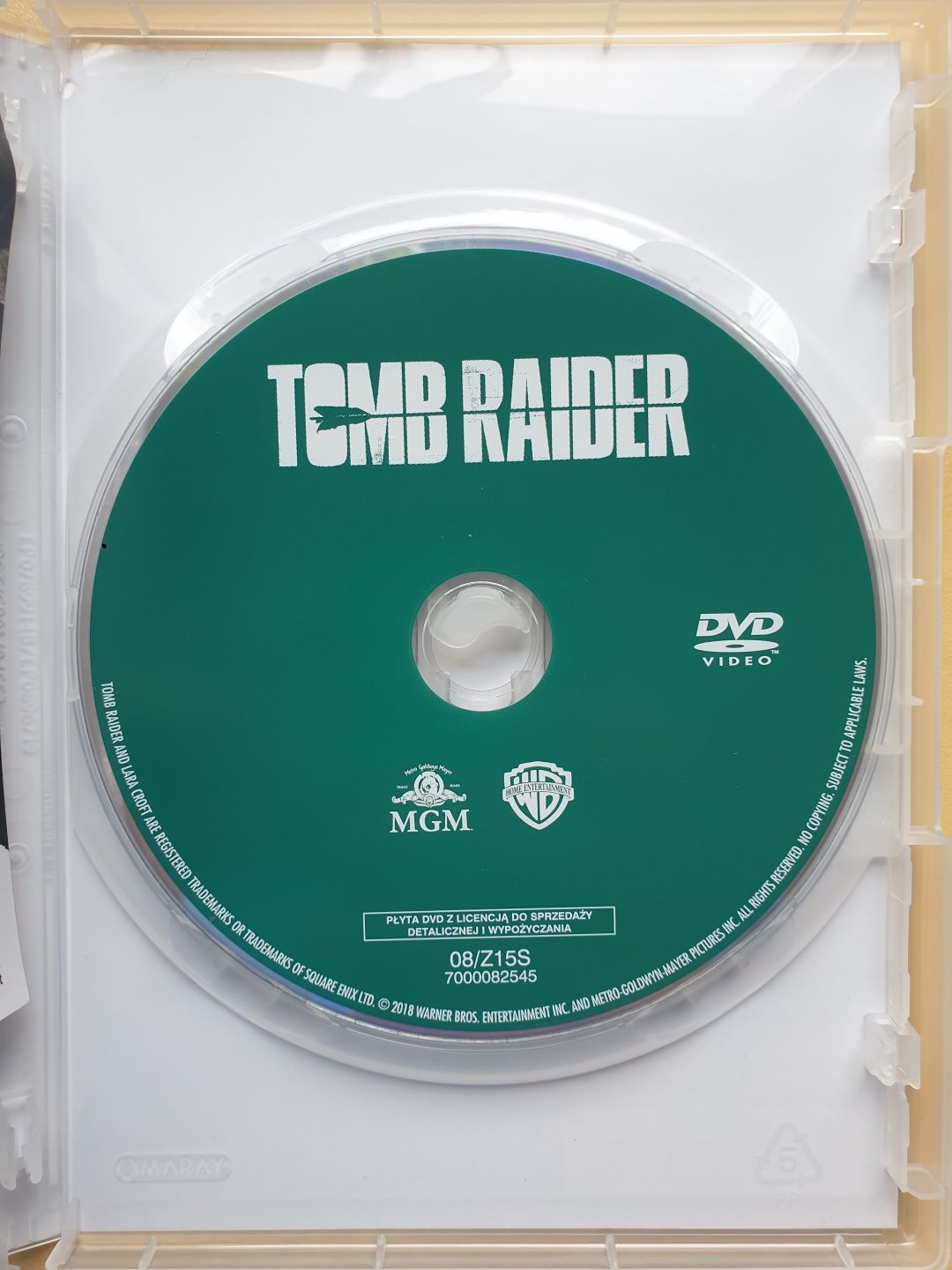Film DVD Tomb Raider Lara Croft Vikander