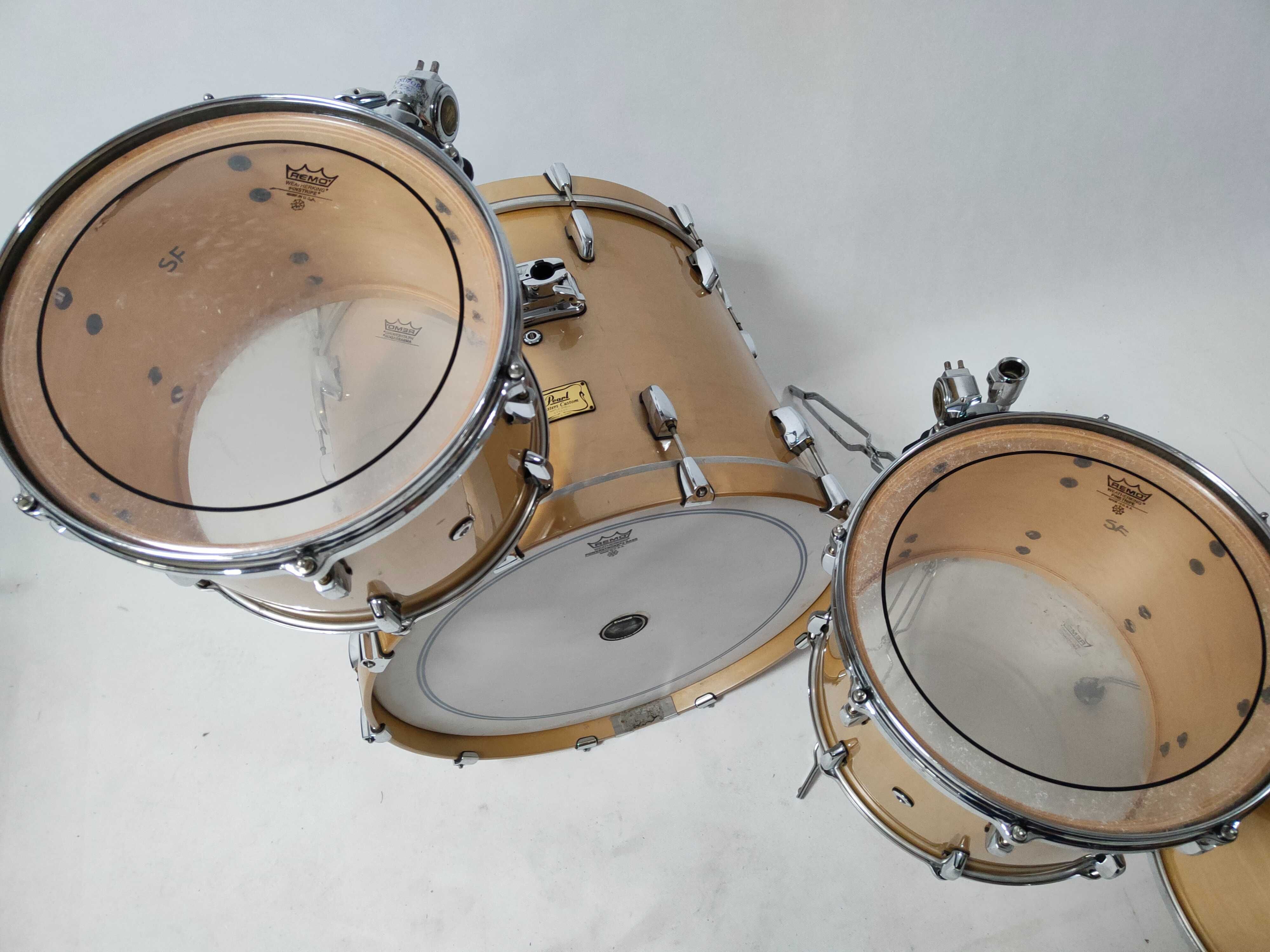 Perkusja Pearl Masters Custom MMX Maple 24,13,14,18" Platinum Mist