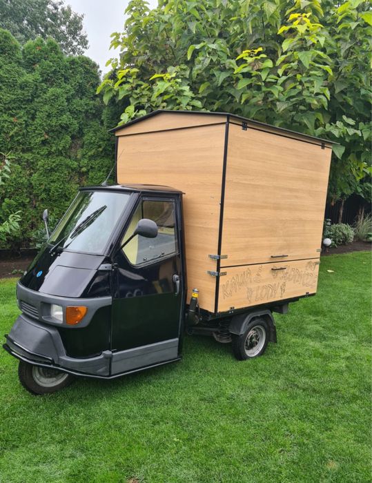 Piaggio Ape 50/Mobilna kawiarnia/Budka gastronomiczna/Kat AM