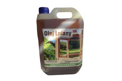 OLEJ LNIANY - IMPREGNAT DO DREWNA 5 litrów,  100% naturalny