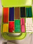 Barras de Cuisenaire Regoli colorati - aprendizagem de matemática