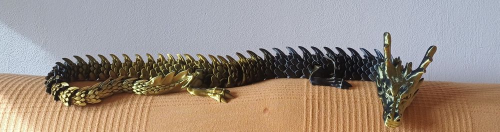 Dragão articulado 90cm pvc