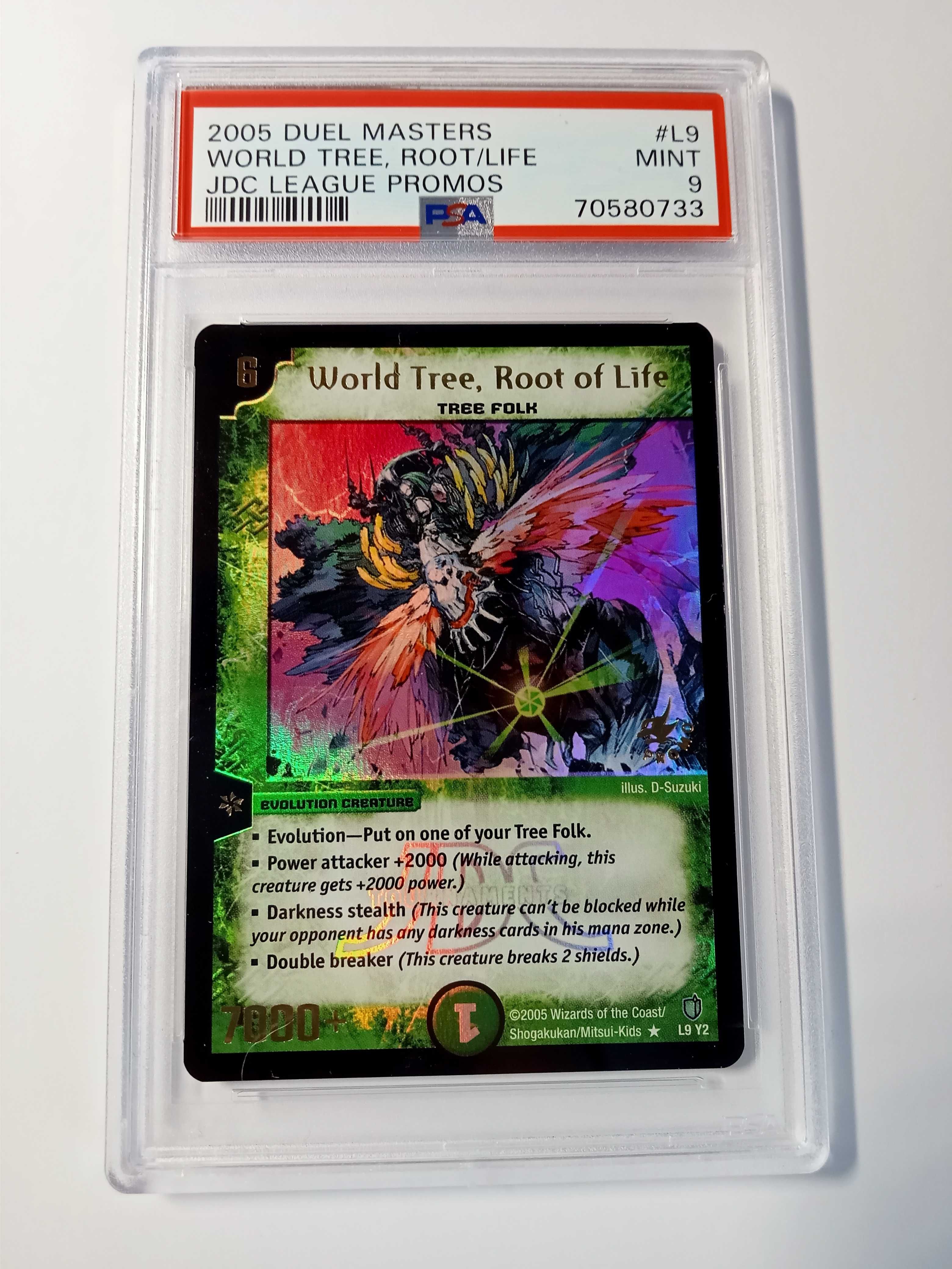 Duel Masters, World Tree, Root of Life PSA 9 graded