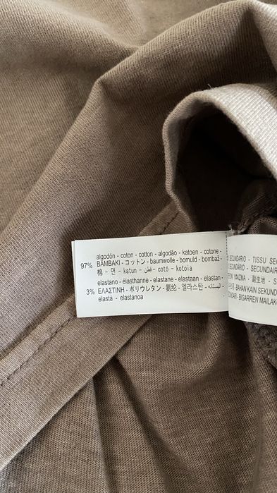 Оверсайз футболка Zara з ефектом випраної тканини