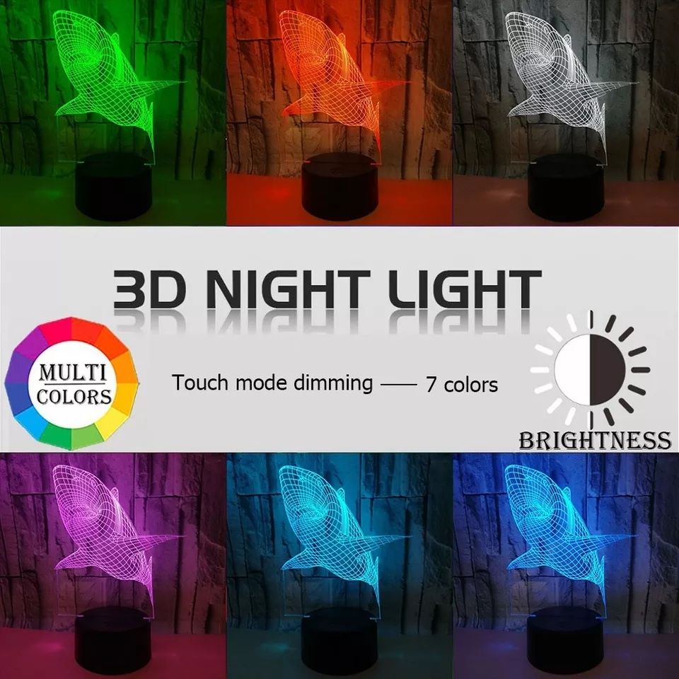 Lampka LED 3d efekt