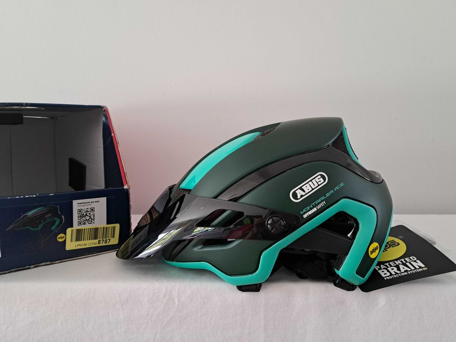 Kask rowerowy Abus Montrailer Ace Mips Smaragd Green M 55-58cm