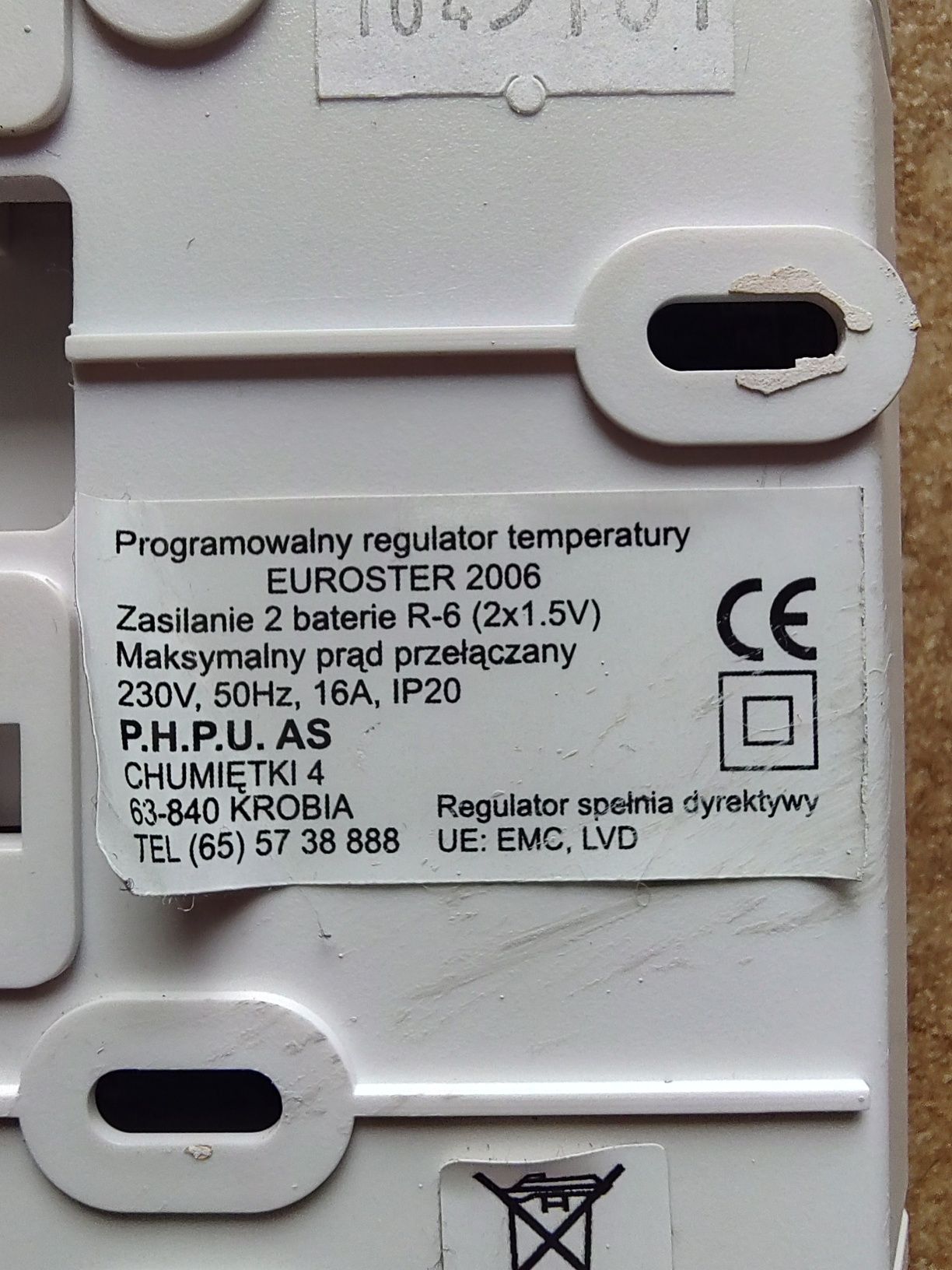 Termostat pokojowy