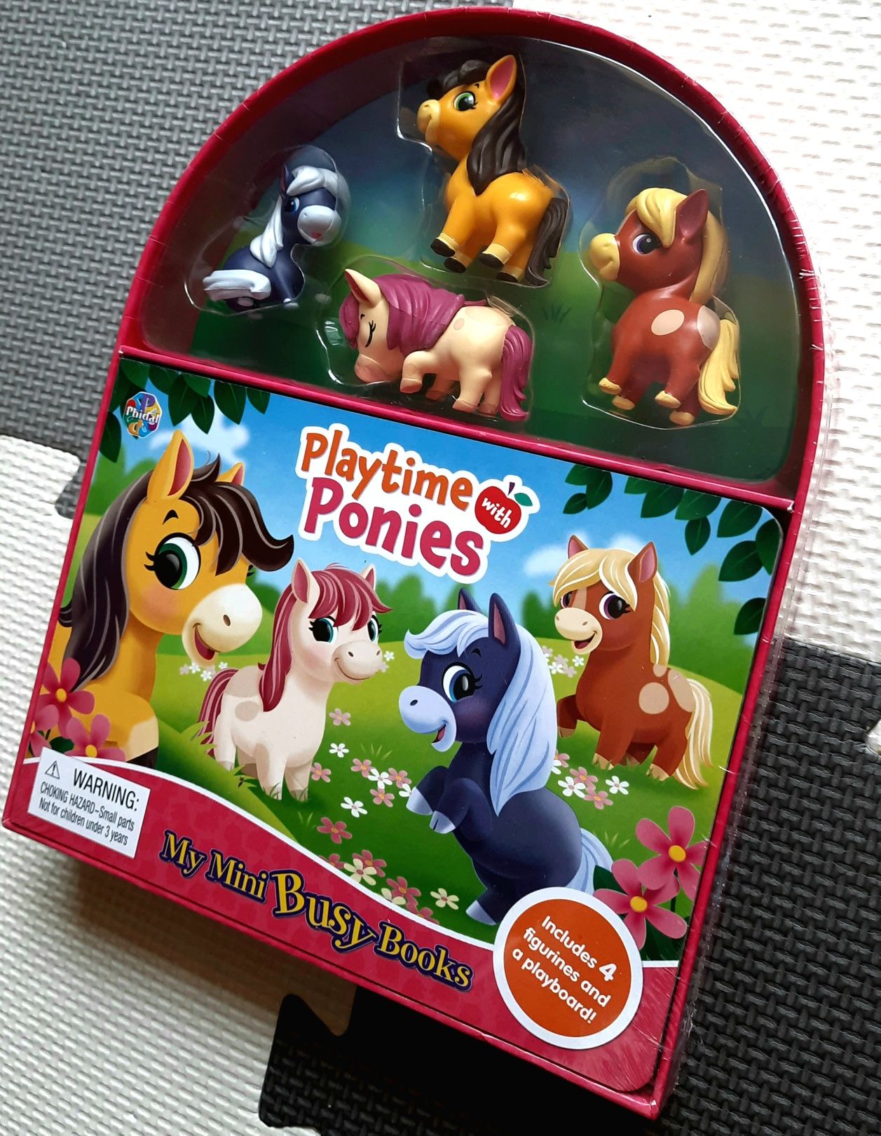 Playtime with Ponies My Mini Busy Books książka z figurkami angielski
