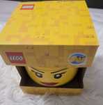 Lego - pojemnik głowa na klocki - NOWY.