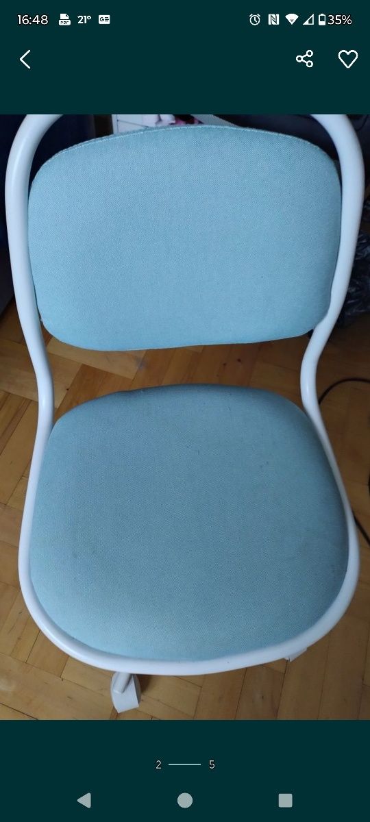 Stołek do biurka obrotowy ikea