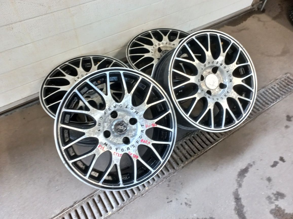 Felgi aluminiowe MotorSport 16" 4x108 do Citroen, Opel, Peugeot