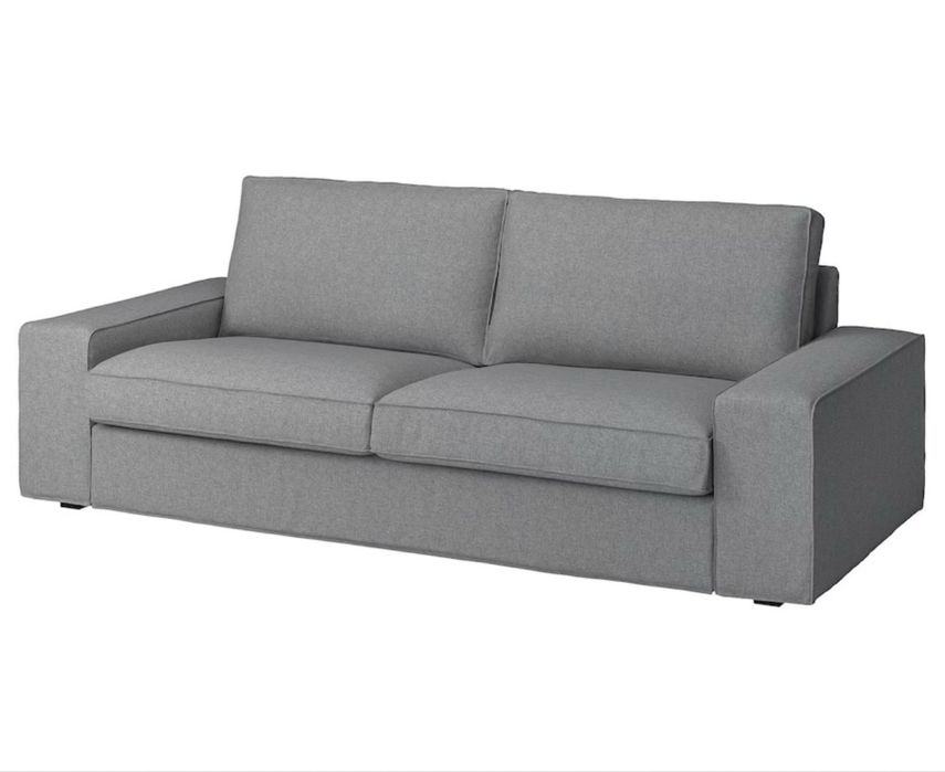 Sofa 3-osobowa, kolor szaro-beżowy