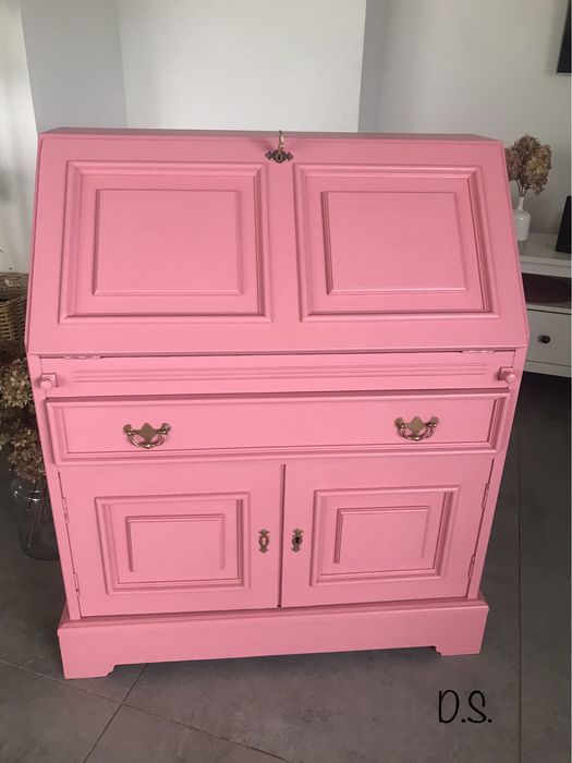 Sekretarzyk dębowy biurko