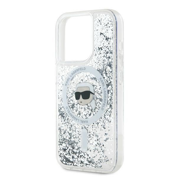 Karl Lagerfeld KLHMP15XLGKISGH iPhone 15 Pro Max 6.7" hardcase transp