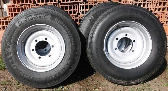 Koła bezdętkowe przyczepa D47 - 17.5 " 6 otworów