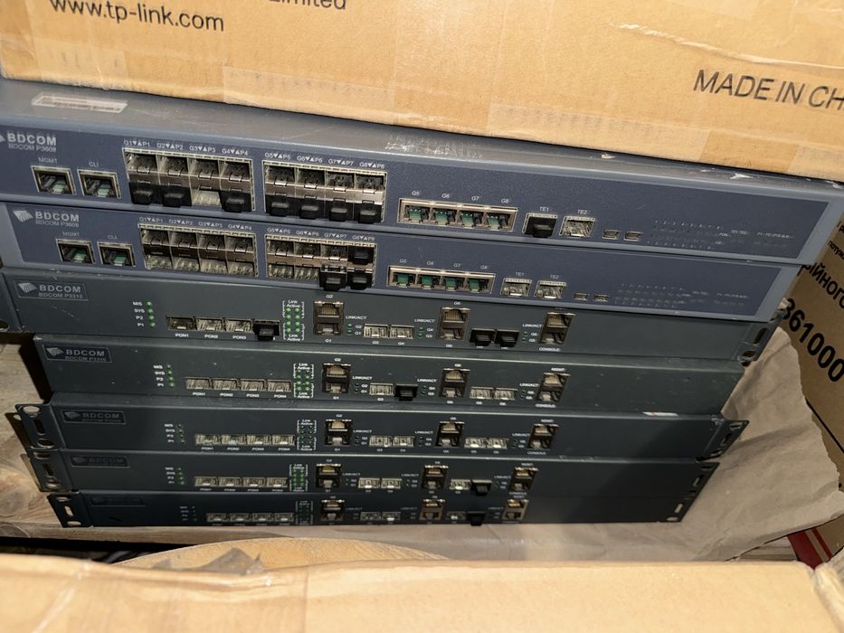 продам GEPON OLT концентратор BDCOM P3608B/3310D/3616/SFP GEPON/GPON
