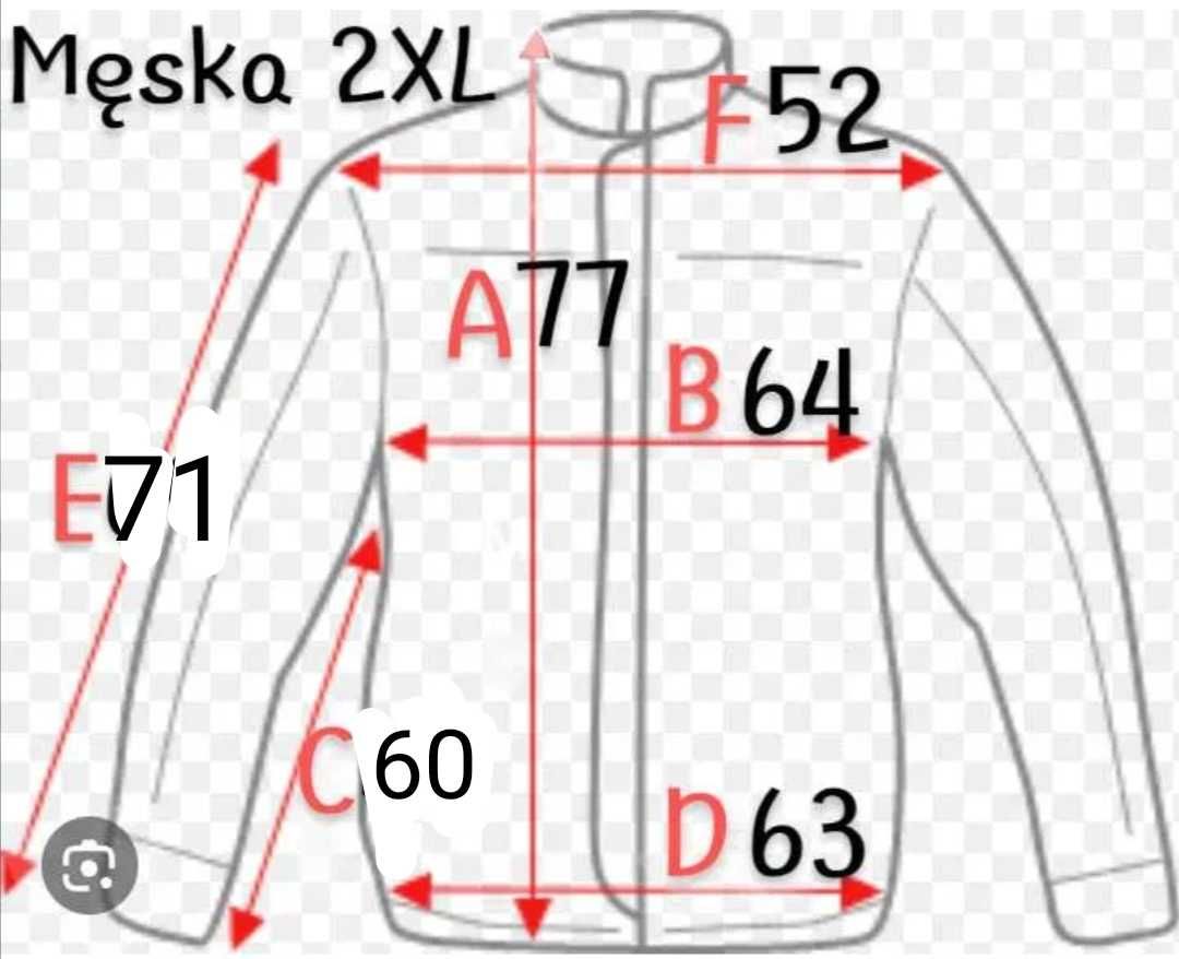 Kurtka męska 2XL ostatnia sztuka