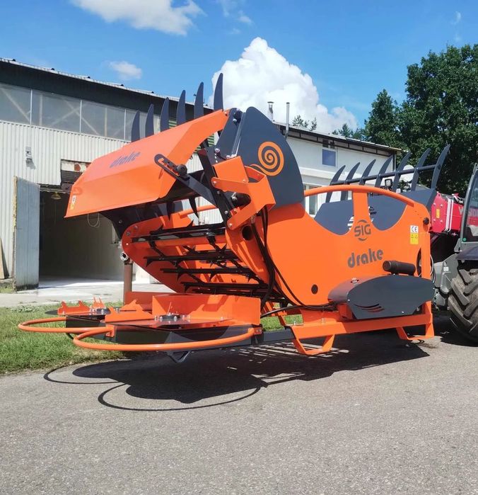 SIG Drake SD-1 ścielarka do słomy  Rozdrabniacz bel, rozwijarka balotów