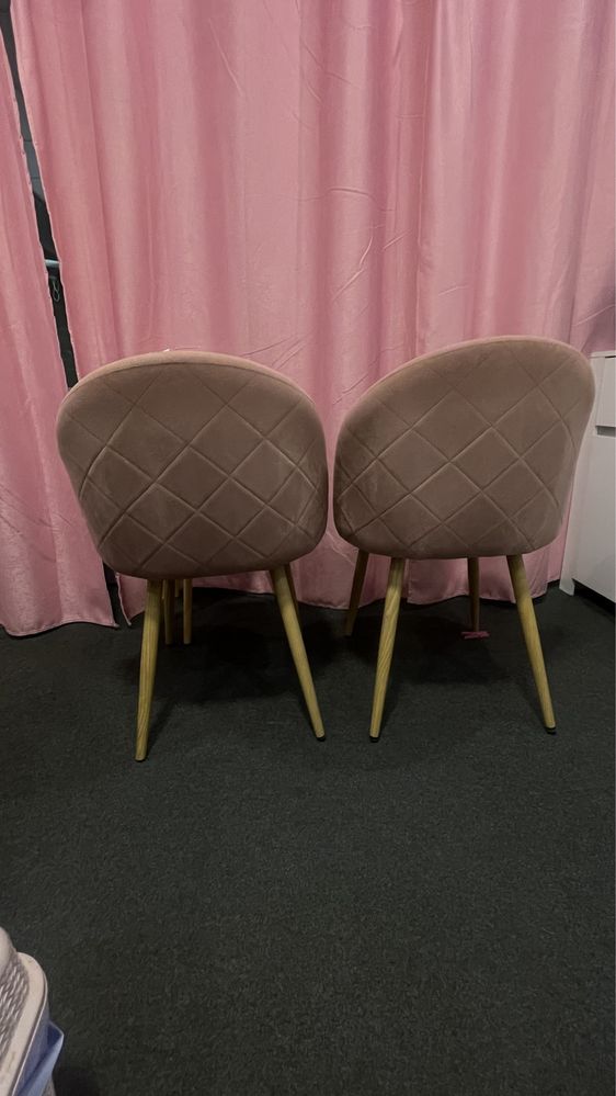 2 Cadeiras rosa