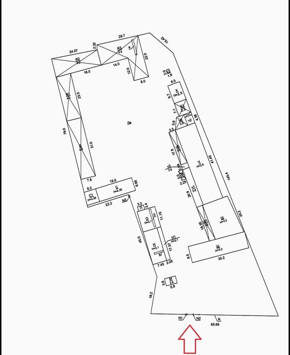 Продаж виробничої бази в центральній частині міста