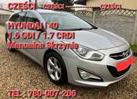 CZĘŚCI  HYUNDAI  i40  - 1.6 GDI / 1.7 CRDI Manual