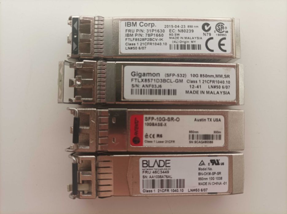 SFP різні.  GPON