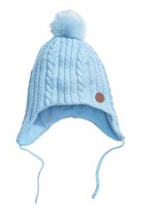 Gorro pompom menino azul lã - H&M - A ESTREAR!