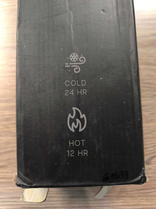 SOLARA Butelka na wodę ze stali nierdzewnej ze słomką 650ml