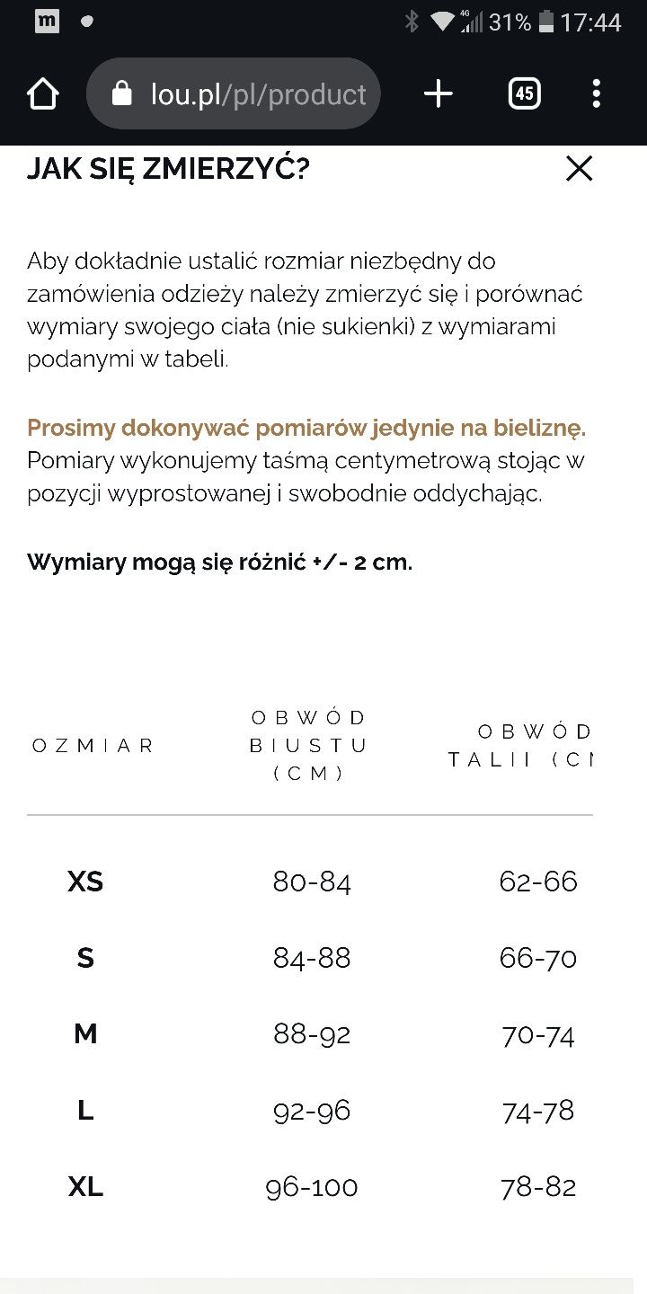 Sukienka Lou Ayko XL