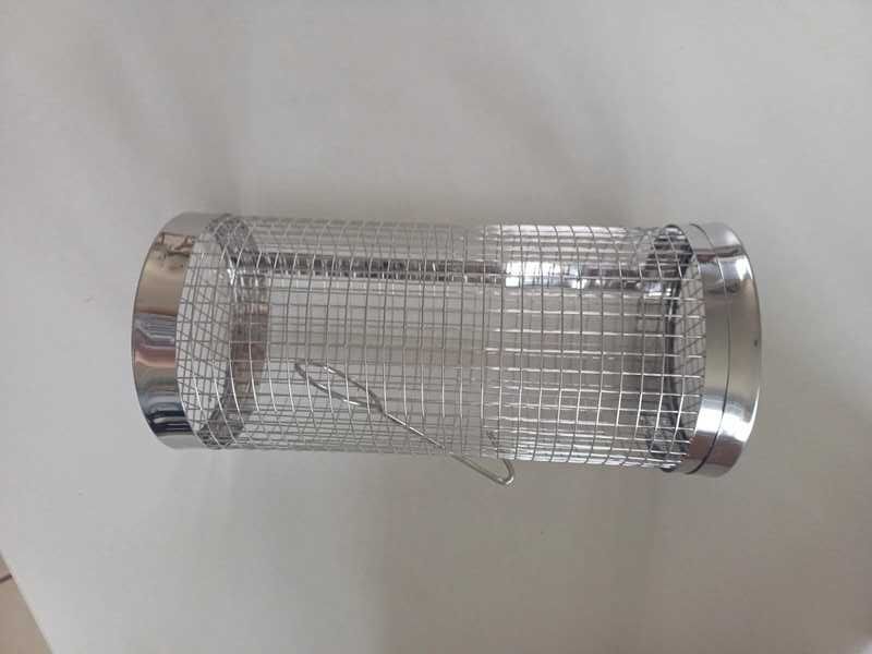 nowy kosz do grillowania obrotowa siatka ruszt na grill 20 cm.