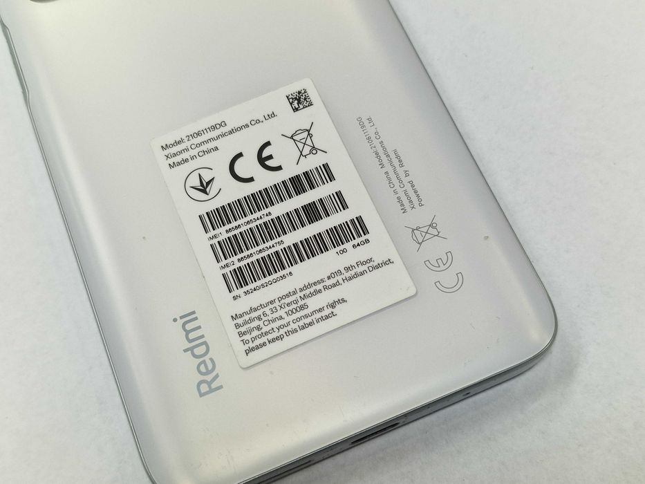 Xiaomi Redmi 10 4G Dual SIM/ 4GB/ 64GB/ Pebble White/ Grade B+