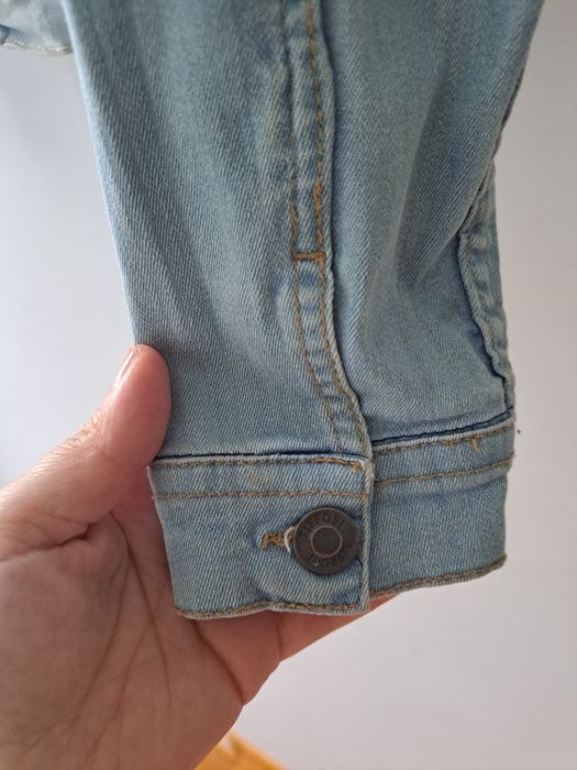 Casaca de ganga de menina de 11 anos