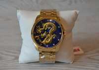 Мужские наручные часы Skmei Dragon 9193 золото/синий экран