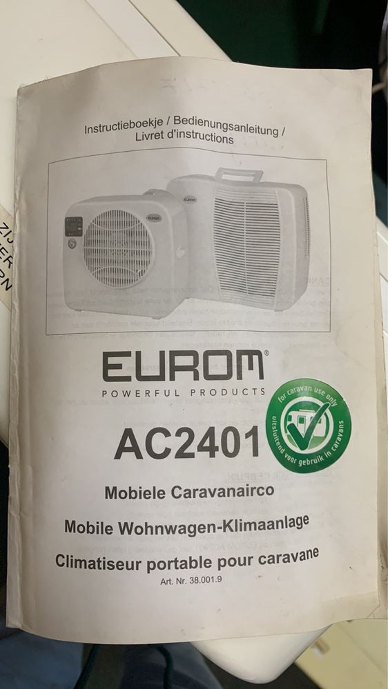 Klimatyzacja kempingowa EUROM AC2401