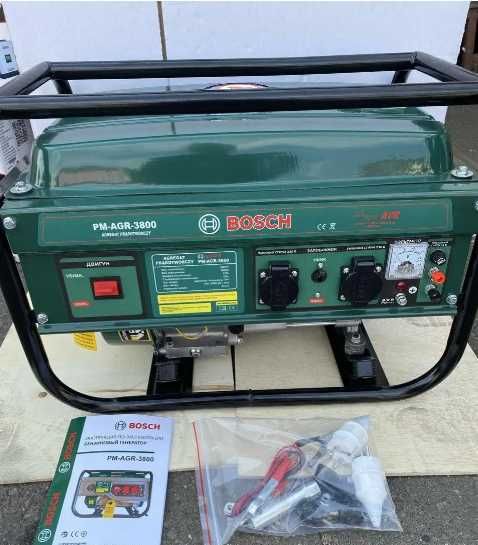 Бензиновый генератор BOSCH PM-AGR-3800 медная обмотка
3,5/3,8кВт