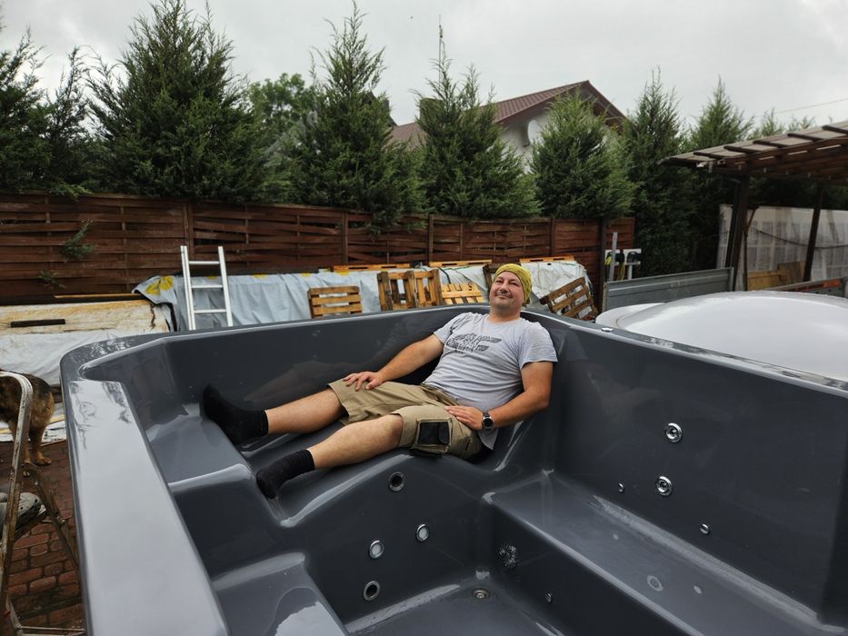 Balia ogrodowa beczka ogrodowa jacuzzi wanna basen sauna