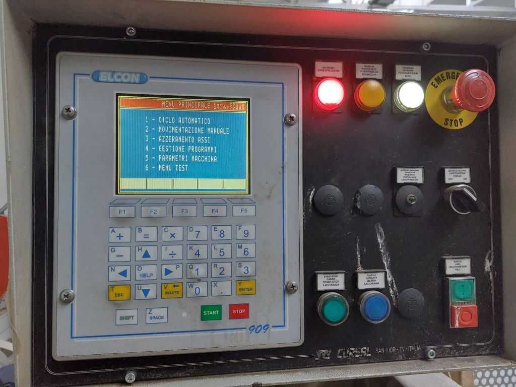 Piła poprzeczna kapówka Cursal z automatycznym załadunkiem i odbiorem