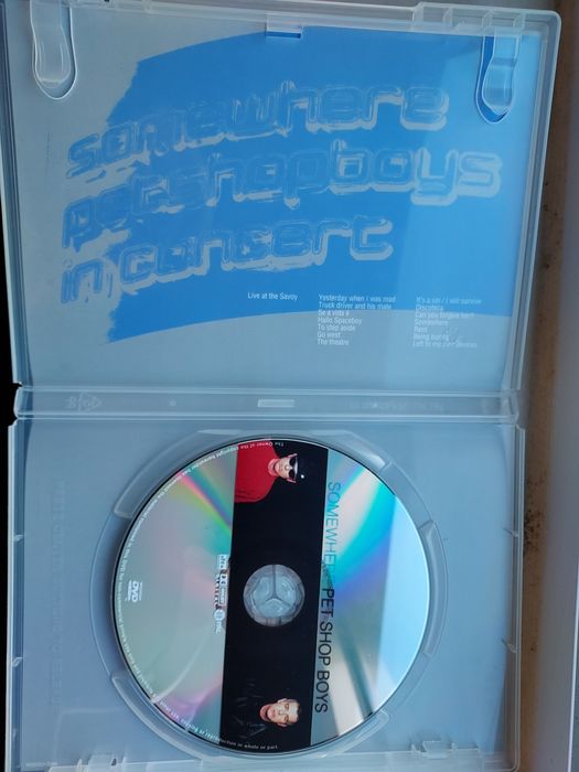 Vendo DVD do concerto de Pet Shop Boys