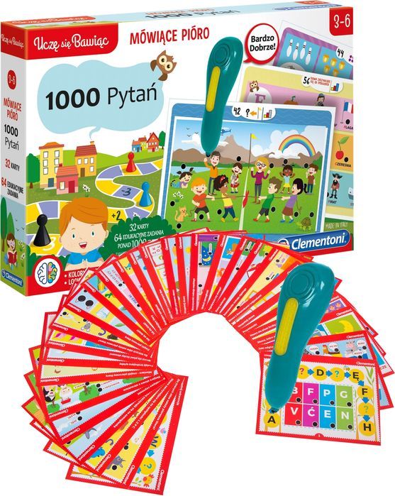 Mówiące Pióro 1000 Pytań Clementoni